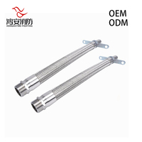 Tuyau flexible tressé SS316 pour sprinkler anti-incendie, 1200 mm, 16 bars, haute pression, résistant à la corrosion, tube intérieur EPDM, longueur réglable, OEM