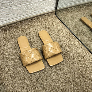 Sandalias Planas de Cuero Suave para Mujer, Moda Verano, Pantuflas de Lujo Cómodas para Dama, Superventas - Product Image 4