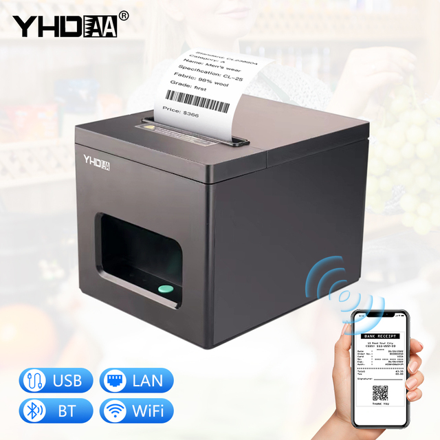 Factory Price Fast Printing Support OEM Ticket Billing Printer Imprimante Thermique Pos Desktop 80mm Thermal Receipt Printer