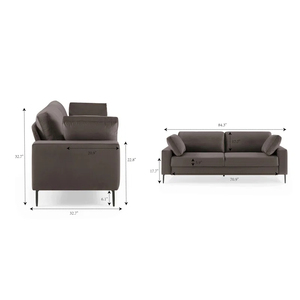 Sofá Cama Dwoo de Diseño Moderno para Sala de Estar o Dormitorio, Mueble Cómodo y de Lujo para el Hogar, Sofá Compacto para Apartamentos Pequeños - Product Image 6