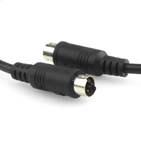 Hochwertiges 4-poliges Mini-DIN-Verlängerung kabel von Stecker zu Stecker für S-Video-und CCTV-Audio-/Video übertragung/Lautsprecher/Monitor