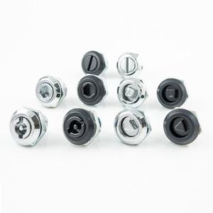 Loquet métallique quart de tour étanche en alliage de zinc chromé de haute qualité pour la sécurité des portes TAI SAM (T-S) Série DLZ-705 - Product Image 1