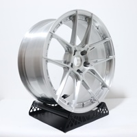 Jantes en alliage d'aluminium forgé Xywheel, couleur gris canon, usinées, 18-22 pouces, 5x130, design BC, compatibles avec toutes les séries 991, 992, 718, avec boulons.