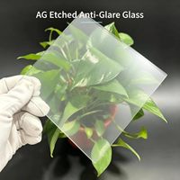 Feuille de verre originale ultra-mince 1.1AG gravée anti-reflet, taille personnalisable, impression sérigraphique, traitement en profondeur