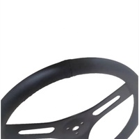 Nouveau volant de course plat de 15 pouces pour SPRINT CAR MIDGET MICRO avec housse cousue à la main