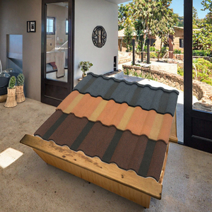 Phong cách truyền thống Châu Âu đá tráng mái ngói vật liệu đất sét đồng bằng mái ngói màu mái ngói - Product Image 3