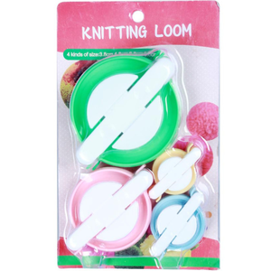 ProgiftSpace 4pcs/Set Weave Tool Pompon Braider Knitting Wool Ball Making Machine DIY <strong>Pompom</strong> <strong>Maker</strong> - Product Image 4
