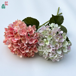 Flor de Hortensia de Seda, Tallo Individual, Acabado Mate, Hecha a Mano, Decoración de Boda, Estilo Moderno, Ecológica - Product Image 3