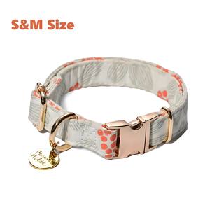S Luxury Cotton Pet <b>Collar</b> Elegant Modern Print Design Soft Durable Comfortable <b>Dog</b> <b>Collar</b> Wholesale Malaysia OEM ODM - Product Image 2
