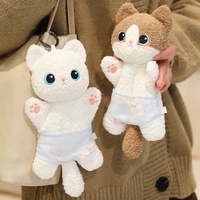 Peluche Sac de Poils en Forme de Chat Mignon, en Polyester, Unisexe, pour Enfants, Poupée Réconfortante, 14 Ans et plus, Cadeau du Nouvel An, Vente en Gros
