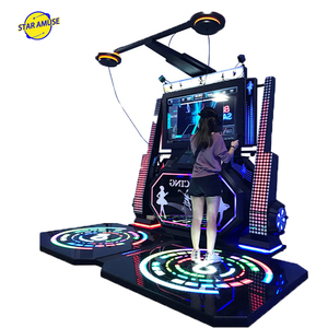 Máquina de Baile para 2 Jugadores, Entretenimiento Rítmico, Plataforma Metálica Interior de Movimiento Libre, Juego de Baile VR para Centros Comerciales y Aeropuertos - Product Image 1