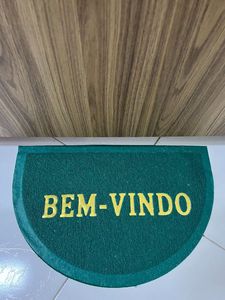 Capacho 58cm X 38cm Bem Vindo Material de PVC Antiderrapante Welcaom Mat Uso para entrada de puerta - Product Image 5