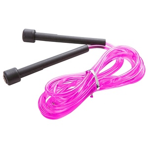 Corda di <span class=keywords><strong>salto</strong></span> di <span class=keywords><strong>salto</strong></span> del PVC della donna di Logo su ordinazione del cavo di alta qualità di forma fisica di vendita calda dei bambini di Multi colore - Product Image 5