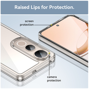 Étui antichoc en acrylique spatial OEM pour VIVO V50E V50 LITE 4G 5G Y300T Y29 V40 V23 T3 avec étui de protection pour caméra à anneau magnétique - Product Image 6