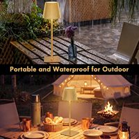 Lampes de table LED nordiques modernes rechargeables sans fil, réglables, pour restaurant, décoration intérieure, portables, à commande tactile, vente en gros