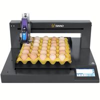 Impresora de inyección de tinta de huevo automática de un solo cabezal XP600, etiqueta de cabezal de impresión, sello de fecha de caducidad y máquina de codificación de código de barras para huevos