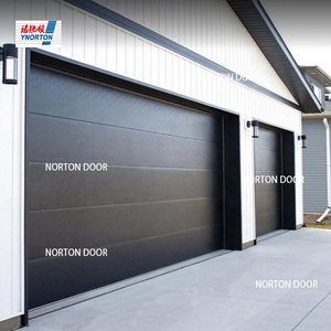 Personalizado moderno <span class=keywords><strong>automático</strong></span> de aleación de aluminio a prueba de viento de alta calidad de bajo <span class=keywords><strong>precio</strong></span> puerta de garaje seccional para el hogar - Product Image 5