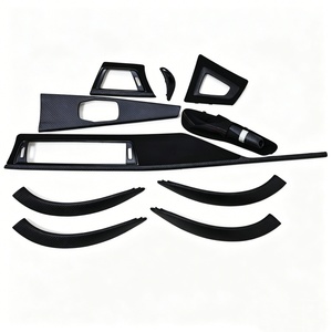 Kit de garnitures décoratives intérieures en fibre de carbone style M, 10 pièces, pour <span class=keywords><strong>BMW</strong></span> Série 3, Série 4, 3GT F30 F31 F32 F34 F35 F36 F80 - Product Image 2