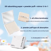 Papier Matifiant Noir Prêt à Expédier, Absorbant l'Excès de Sébum, Fini Mat Naturel, 100 Feuilles, Portable pour le Voyage, Feuilles de Maquillage pour la Peau