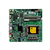 Placa Base B para Ordenador de Guangdong, Placa Base con Entrada de 12V ~ 19V, LGA 1151, DDR4 SSD 10 * USB, RS232, TPM, Novedad de