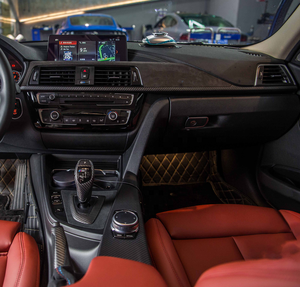 UKISS-piezas de carrocería de lujo para BMW Serie <span class=keywords><strong>3</strong></span> <span class=keywords><strong>F</strong></span> 30 <span class=keywords><strong>F</strong></span> 35, de fibra de carbono, estilo de cambio a MP, embellecedor Interior automotriz - Product Image 1