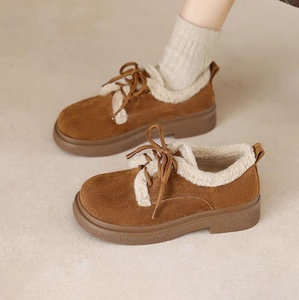 Chaussures Birkenstock classiques en daim à lacets et rembourrées pour l'hiver, bottes en coton pour femmes, bottines courtes - Product Image 5