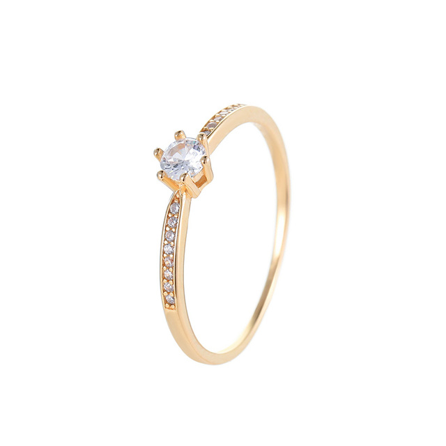 Fashion Jewelry Exquisite Shining Zircon 925 Sterling Silver Wedding Women Rings