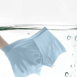 Ropa interior ultrafina transpirable <span class=keywords><strong>Invisible</strong></span> sin rastro para <span class=keywords><strong>hombre</strong></span> de talla grande, bóxer de seda helada, Calzoncillos Bóxer transparentes - Product Image 1