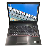 Laptop bekas Fujitsu U749 i5-8gen 8g 256G SSD 14 inci ringan dan portabel untuk bisnis, kantor, harga murah.