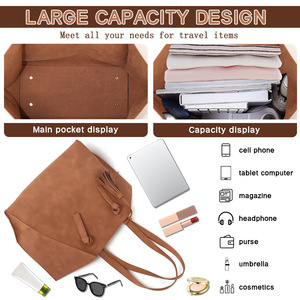 <span class=keywords><strong>Novedades</strong></span> 2026, Bolso Tote de Cuero Inspirado en Diseñadores, para Mujer, Espacioso, Duradero, con Artesanía Refinada, Venta al Por Mayor - Product Image 5