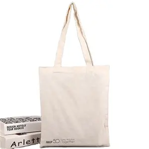 140g Cheap tote shopping bag canvas bag cotton bag in stock 35*40cm