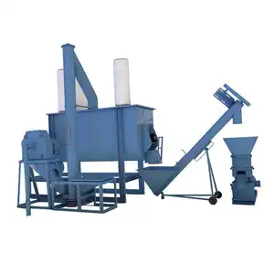2 tons per hour poultry pellet feed production line feed processing equipment manufacturers supply feed processing units