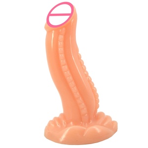 FAAK-58 Dildo de Dinosaurio Animal con Forma de S y Cuentas, Dildo Grande para Masaje Anal con Succión, Estimulador de Punto G, Juguetes Sexuales para Mujeres - Product Image 3