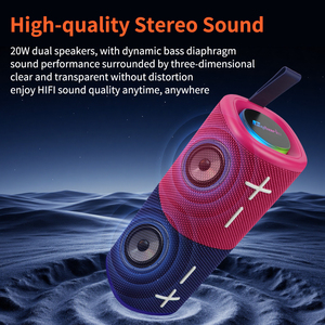 Enceinte portable S18 BT5.3, son stéréo 3D, basses puissantes, enceintes détachables pour extérieur, étanches IPX6, avec TWS Boombox, lumières colorées - Product Image 2
