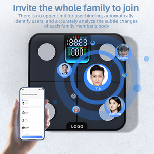 Bán Buôn Bluetooth Kính Trọng Lượng Quy Mô 180Kg Phòng Tắm Cơ Thể Con Người Chất Béo Quy Mô Điện Tử Thông Minh Cá Nhân Quy Mô Bao Gồm Ứng Dụng Miễn Phí - Product Image 3