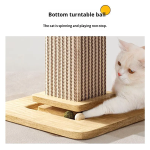Grande Tiragraffi per Gatti a Colonna Romana in Sisal, Resistente all'Usura, Antipolvere, Design Moderno, Confezione in Cartone - Product Image 3