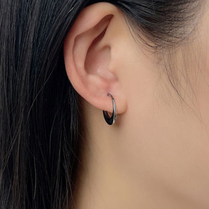 Anneau de nez articulé en titane F136, style clicker, forme lune |   Bijoux de piercing hypoallergéniques et inaltérables pour hommes et femmes - Product Image 3