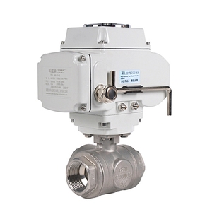 วาล์วบอลไฟฟ้าสแตนเลส COVNA 90-Day Window HK60-Q-T ขนาด 1/2 นิ้ว 3 ทาง 1000 WOG 24V DC CF8 - Product Image 3