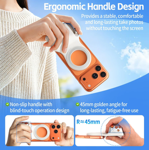 <b>Phone</b> Camera Shutter Grip for Smartphone Wireless Shutter Button Comfort Ergonomic Camera Grip - Product Image 4