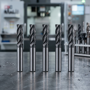 Fresa de extremo cuadrado de alta calidad YUFU SUPAL HRC55 de 4 filos, diámetro de 1/2/3/4 mm Fresas de Carburo de Tungsteno con Recubrimiento de AlTin para Mecanizado CNC - Product Image 3