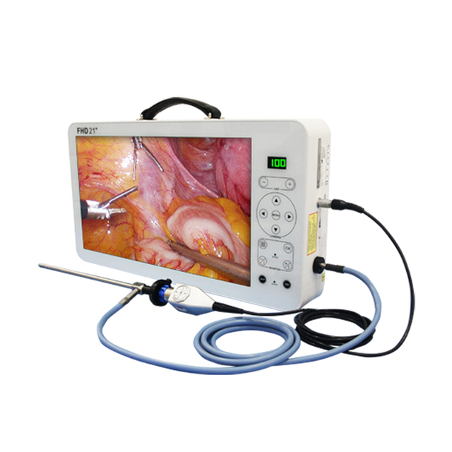 Portable Big Screen 21 Inch Medical Endoscope Camera for Laparoscopic Hysteroscopic Surgery