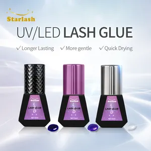 New Tech nova marca a nova tendência de cílios extensões feixe luz UV LED lâmpada chicote adesivo profissional LED cílios cola