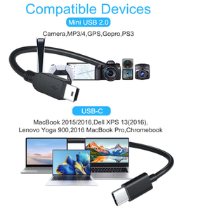 สายชาร์จ Type-C เป็น <span class=keywords><strong>Mini</strong></span>-B, สาย USB สำหรับกล้อง Canon - Product Image 3