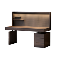 Bureau d'étude le plus populaire, bureau en bois massif réglable en hauteur, bureau confortable pour le bureau à domicile avec des prix d'usine bas
