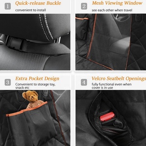 Wasserdicht Einfach Waschen Auto Zurück Sitz Haustier Hund Sicherheit Reise Matte Decke <span class=keywords><strong>Pet</strong></span> Auto Zurück Sitz Abdeckung - Product Image 2