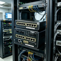 Switch Ethernet Industri Terkelola yang Tangguh Baru 8 Port PoE+ Gigabit RJ45 + 2 SFP 20Gbps Layer 3 Stackable QoS Model IE-3400-8T2S-E