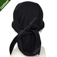 Casquette de pirate personnalisable, durag ajustable, motif tête de mort, 100% polyester, matière respirante en maille, doublure de casque pour le cyclisme, extérieur, unisexe