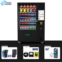 Distributeur automatique de cartes et d'autocollants Pokémon ZHZN avec SDK, retour de monnaie, options de paiement multiples, machine de vente à vendre