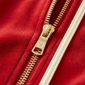 2026 Trendy Women's <b>Red</b> Tracksuit Set Vintage <b>Striped</b> 2 Piece Zip-Up Jacket and Wide Leg Pants Retro Athletic Streetwear Luxury - Product Image 5