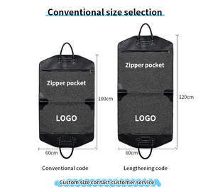 Bán buôn Gấp Phù hợp với túi xách may mặc biểu tượng tùy chỉnh hình chữ nhật dây kéo cao cấp phù hợp với túi may mặc - Product Image 5